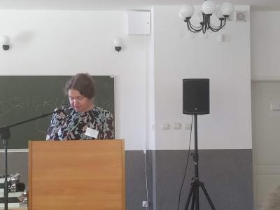 Profesor Ałła Krawczuk - konferencja w Pobierowie, maj 2023 r.